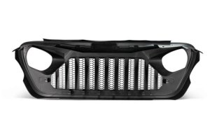 Jeep Wrangler JL Grill - DV8 Offroad - Angry - Black - `18-`27